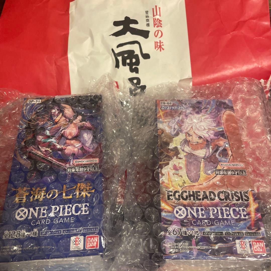 蒼海の七傑 エッグヘッドクライシス 新品未開封 テープ付き ワンピースカード