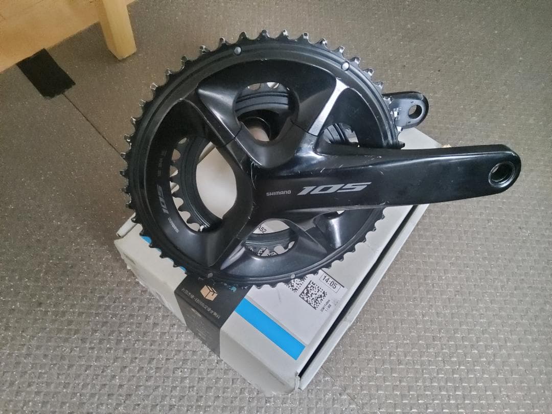 Shimano 105 クランクセット ブラック 165mm 50/34