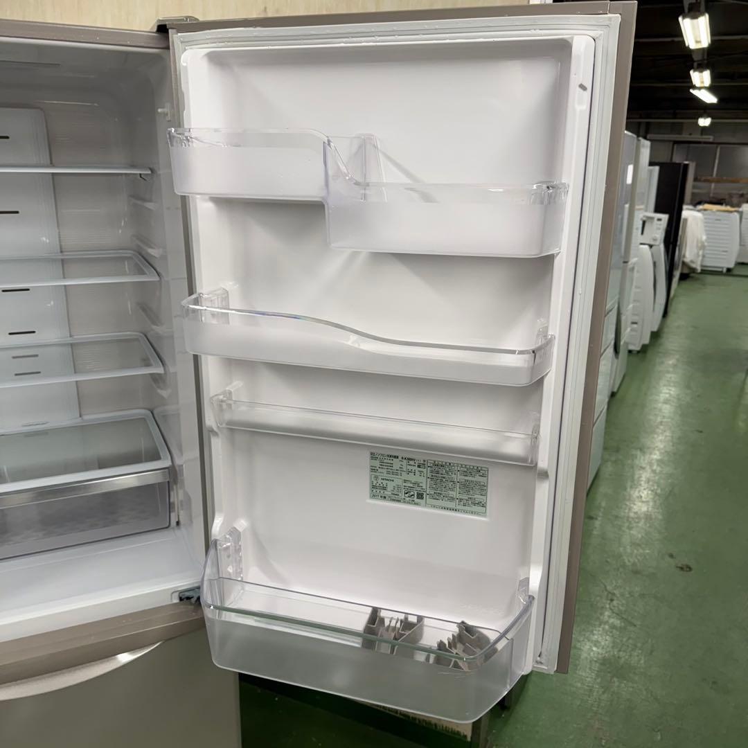 228 日立　大型冷蔵庫　300L強　小型　家庭用　右開き　自動製氷　大人気