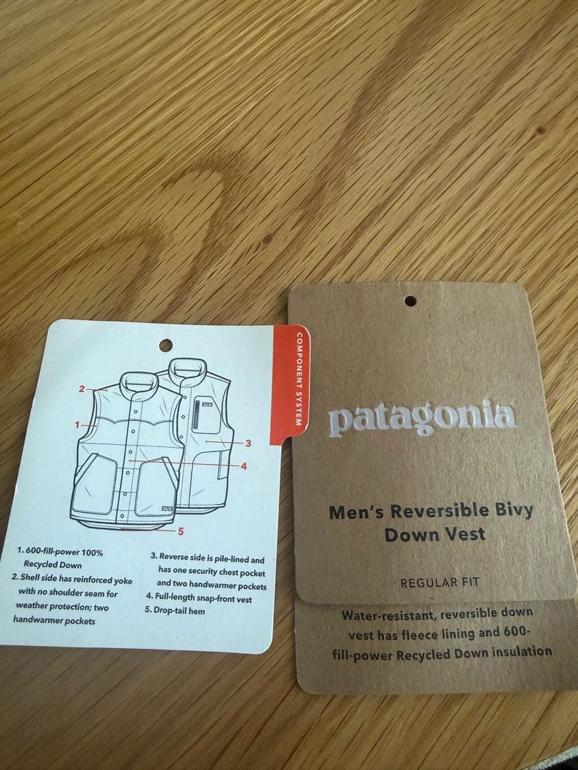 トップス patagonia Men's ReversibleBivy Down Vest