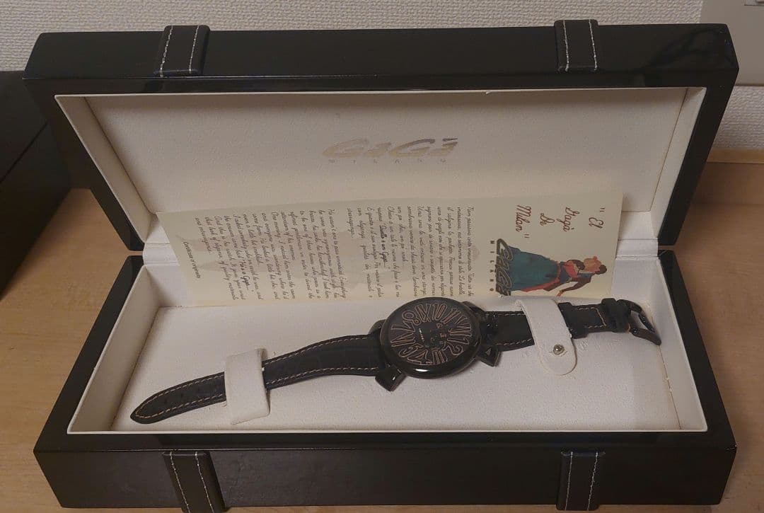 ガガミラノ　マヌアーレ　46 レザー　専用BOX