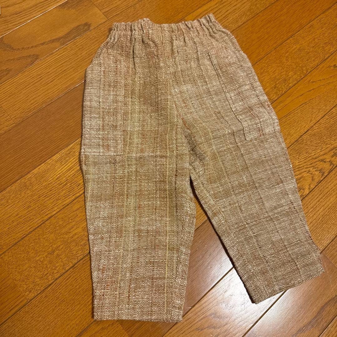 ※ひらり 【新品】うさと　子供服セットアップ　バック付き