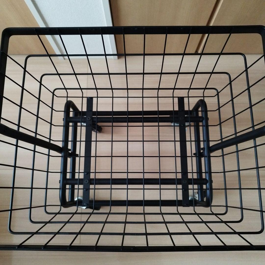 anthem カートハンガー ランドリーワゴン バスケット付きハンガーラック