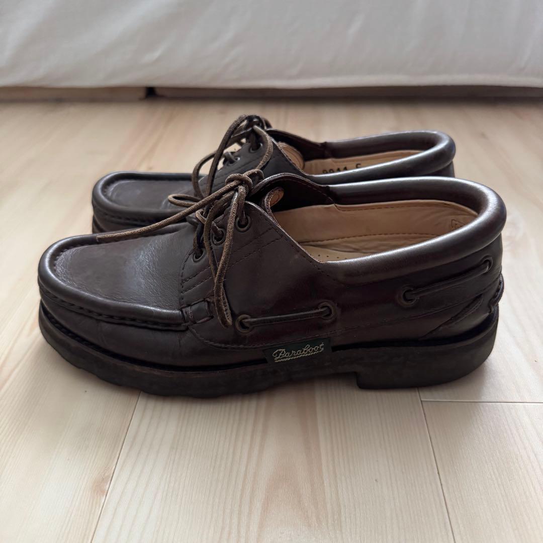 POP 90s old Paraboot モカシン デッキシューズ UK6