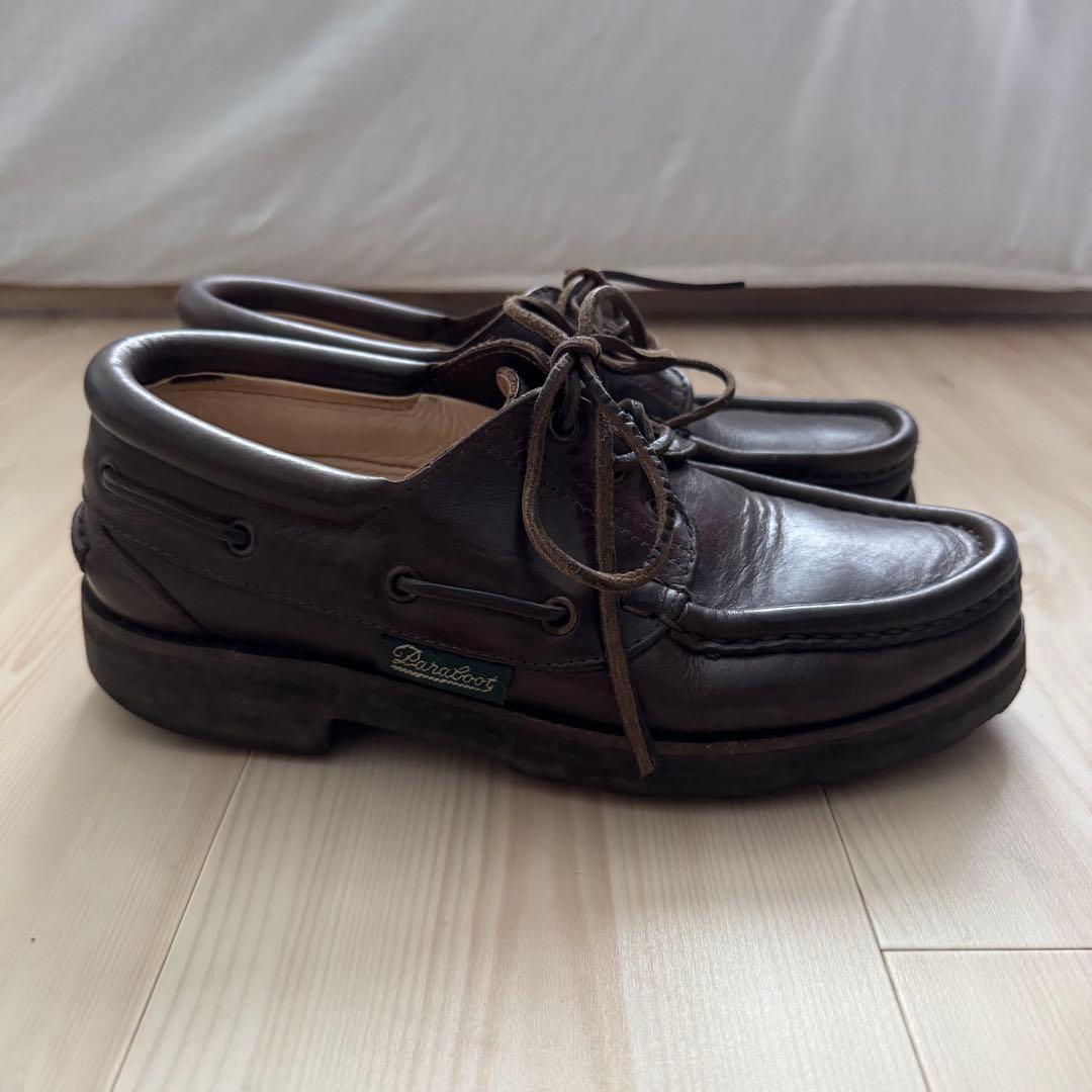 POP 90s old Paraboot モカシン デッキシューズ UK6