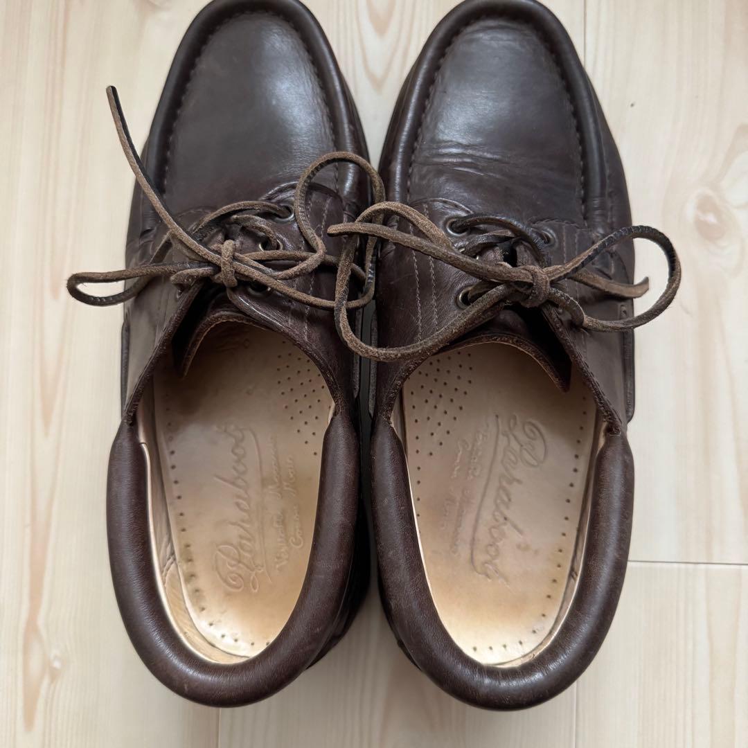 POP 90s old Paraboot モカシン デッキシューズ UK6