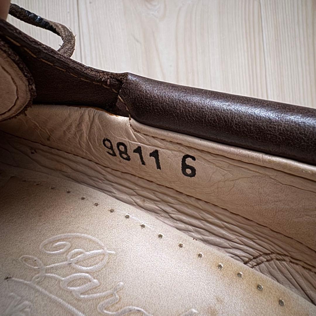 POP 90s old Paraboot モカシン デッキシューズ UK6