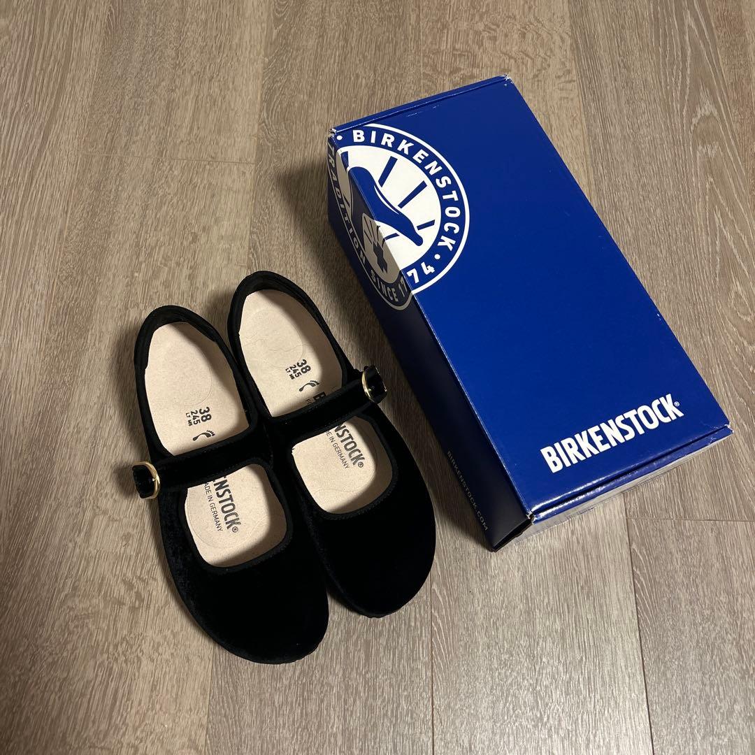 BIRKENSTOCK santa clarita ブラック38(24.5cm)