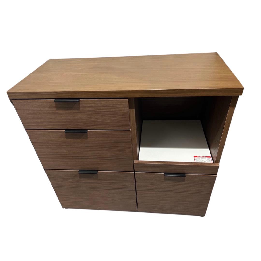 ニトリ キッチンカウンター エトナ90CT MBR