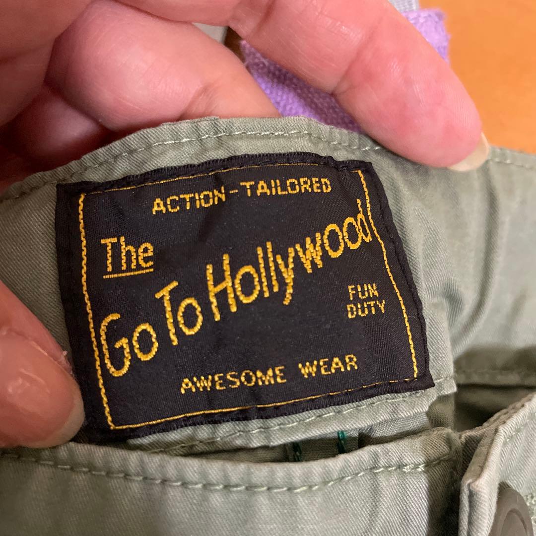 ゴートゥーハリウッド 美品　カーゴパンツ　バルーンパンツ　サスペンダーパンツ