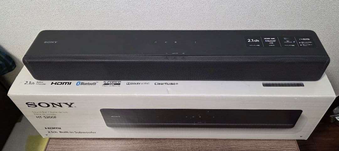SONY ソニー サウンドバー HT-S200F 2018年製 リモコン付き