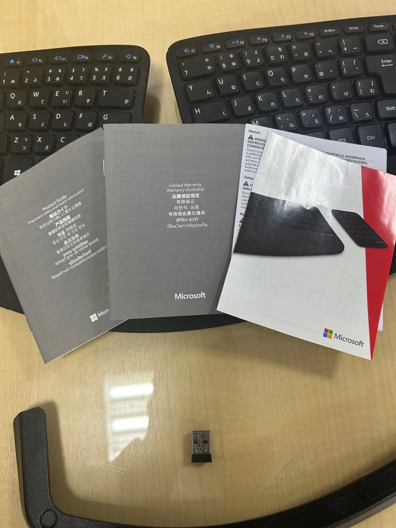 マイクロソフト エルゴノミック　ワイヤレスキーボード　テンキー　セット