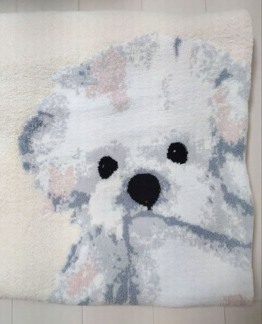 新品　ジェラートピケ　スリープ　DOG柄　ブランケット　毛布　マルチーズ