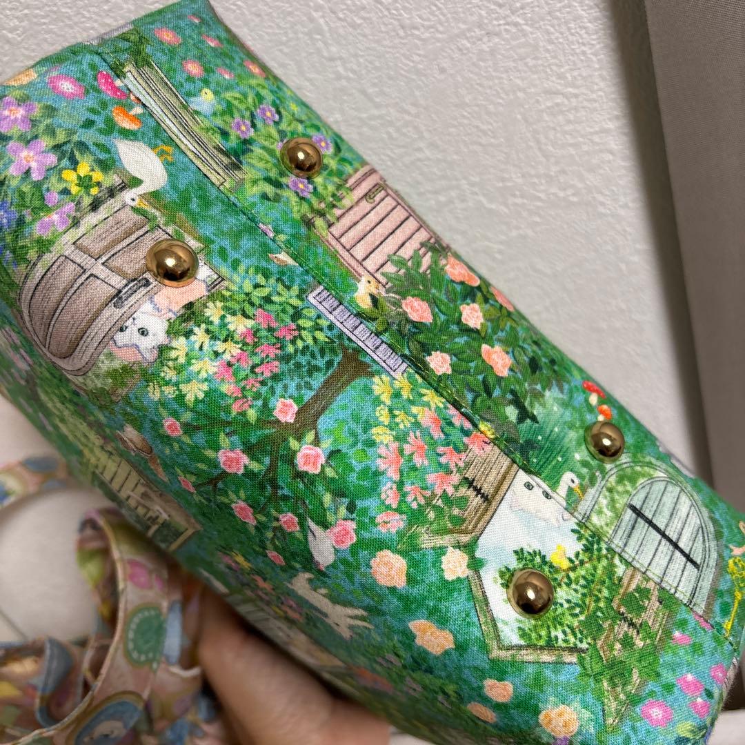 うな　22fabric使用　バッグ　ハンドメイド