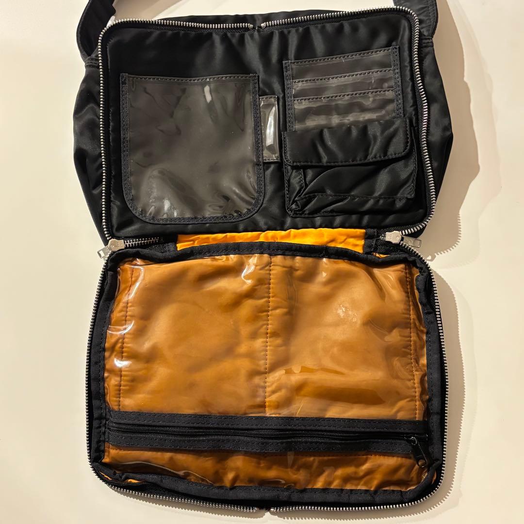 【美品】ポーター タンカー 2層式 ショルダーバッグ Lサイズ