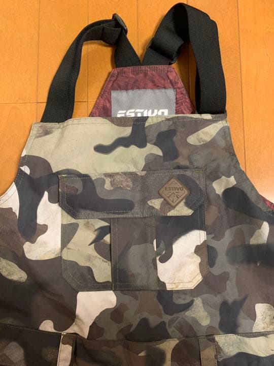 【新品未使用】ESTIVO エスティボ スノーボード ウェア パンツ 迷彩 L