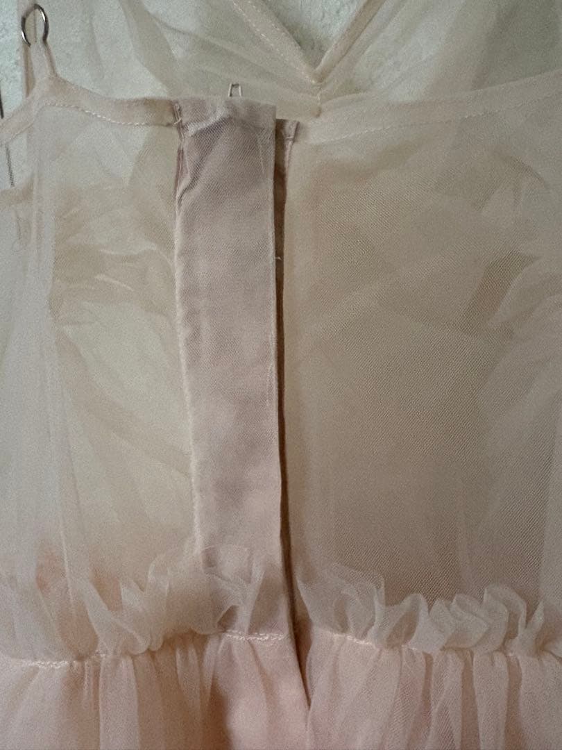 treat ürself フリルチュールワンピ チュニック チュール ピンク