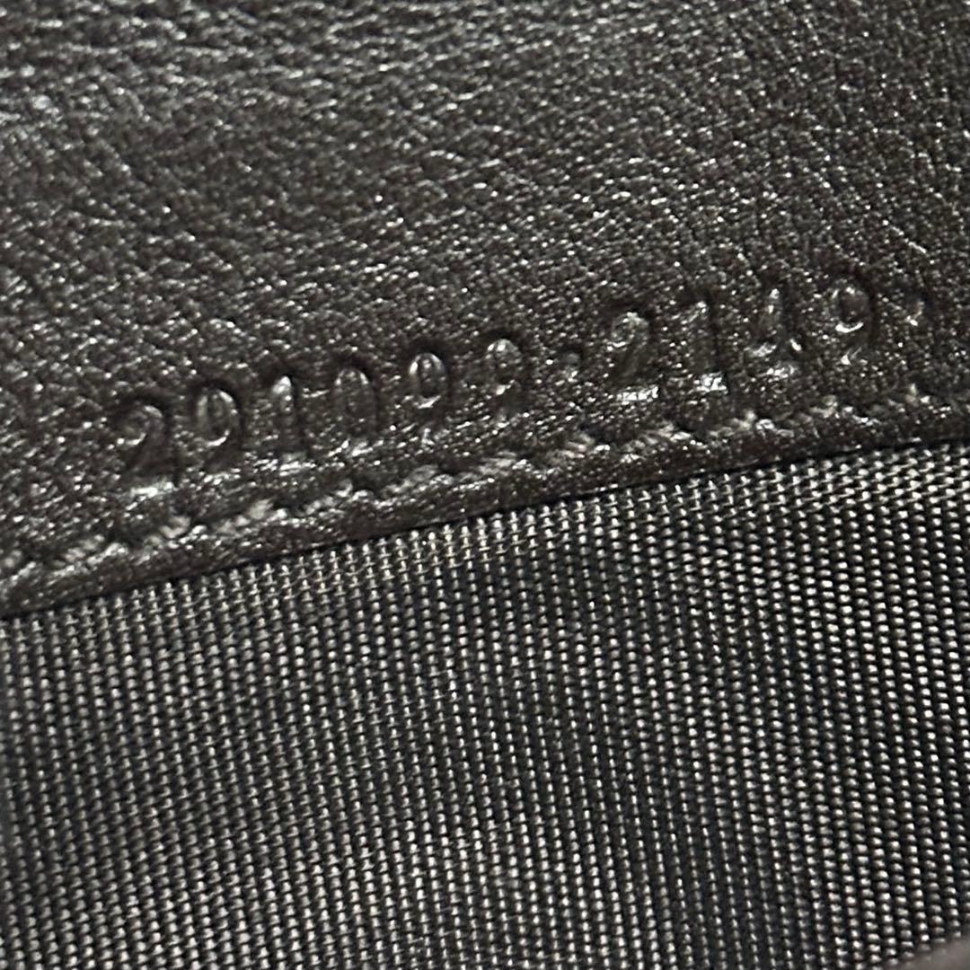 GUCCI グッチ　長財布　メタルロゴ　グッチシマ　ブラウン　GG