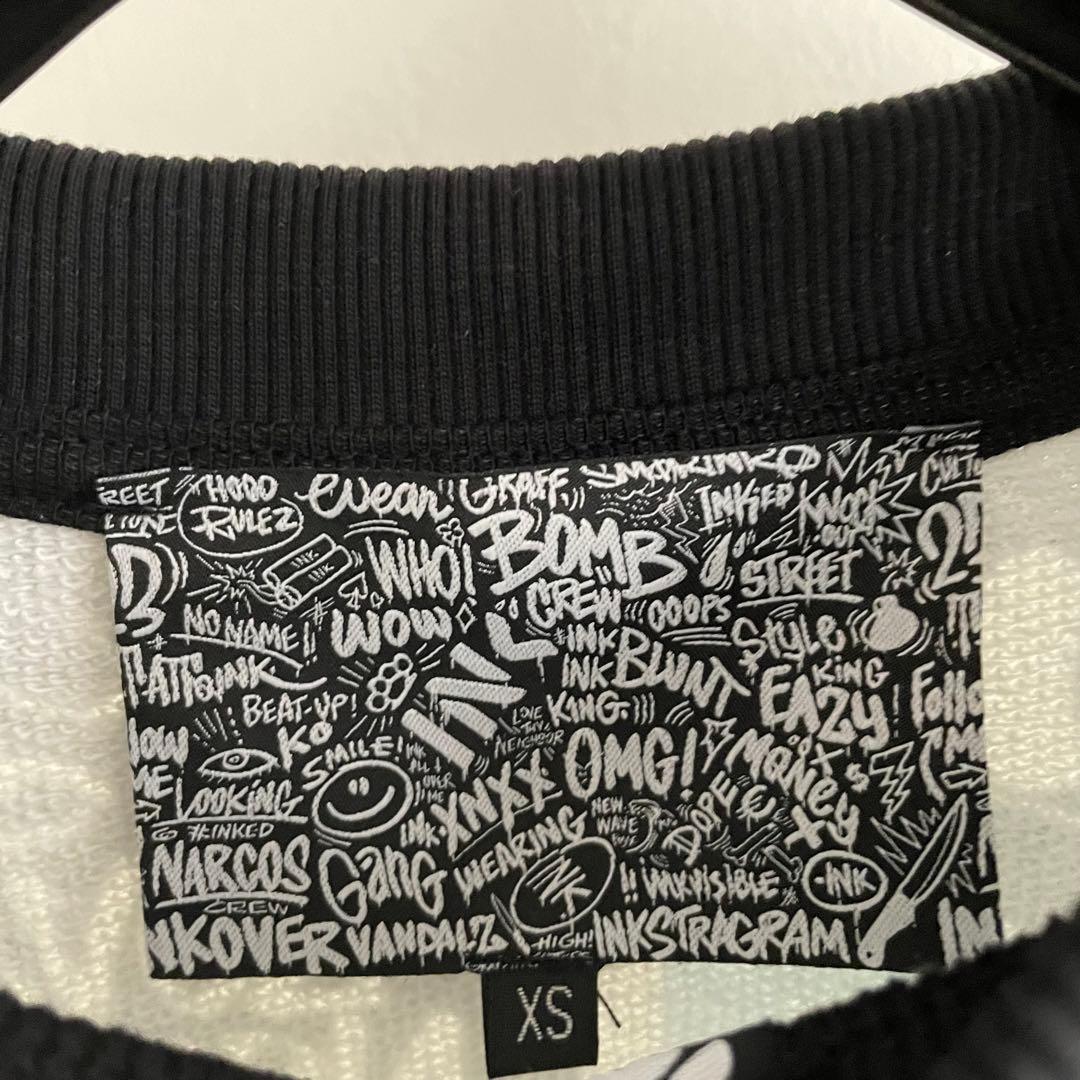 【唯一無二‼️入手困難‼️】インクオーバー グラフィックスウェット XS