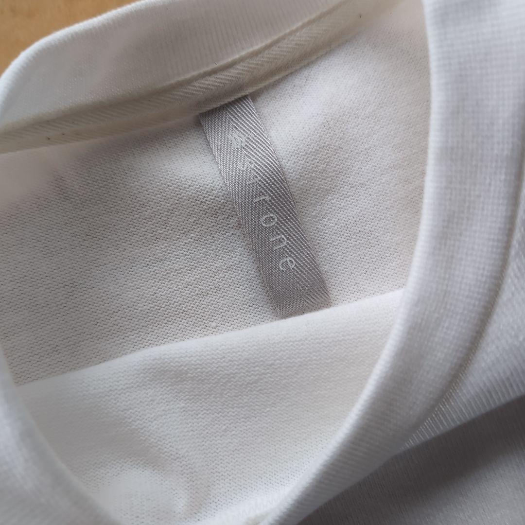 sirone　シロネ　カットコンビチュニックシャツ (オフホワイト)