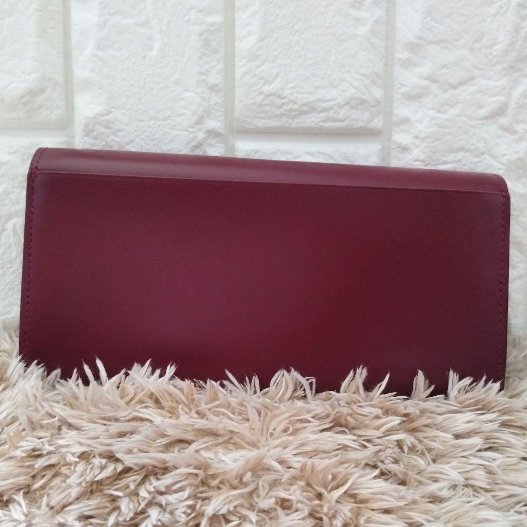 【美品】ヴィヴィアンウエストウッド　ボルドー　長財布　牛革　箱付　ギャランティ付