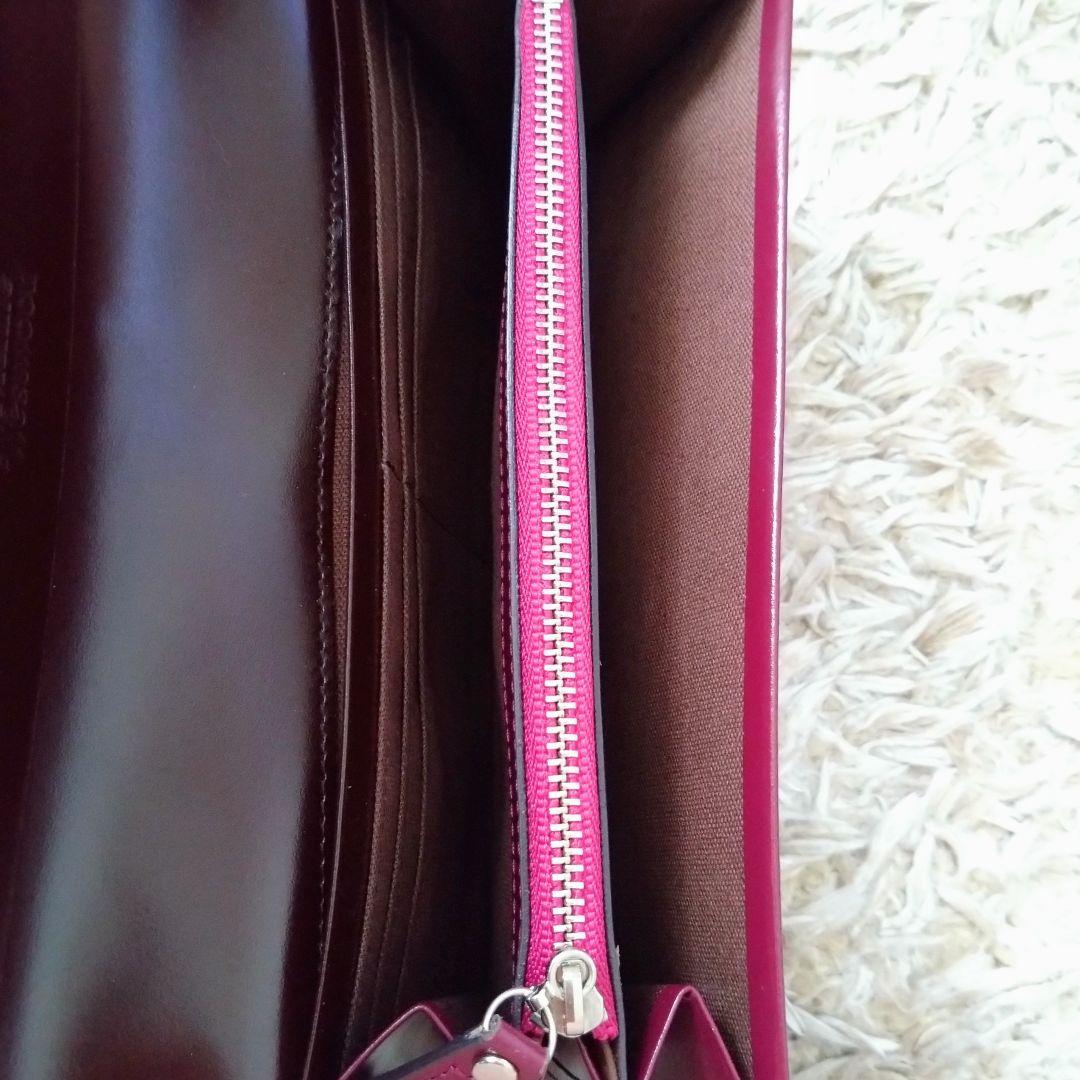 【美品】ヴィヴィアンウエストウッド　ボルドー　長財布　牛革　箱付　ギャランティ付