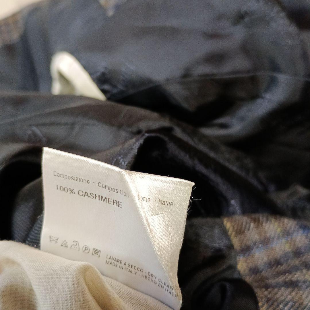 Brioni ブリオーニ チェック柄 カシミヤ テーラードジャケット 44