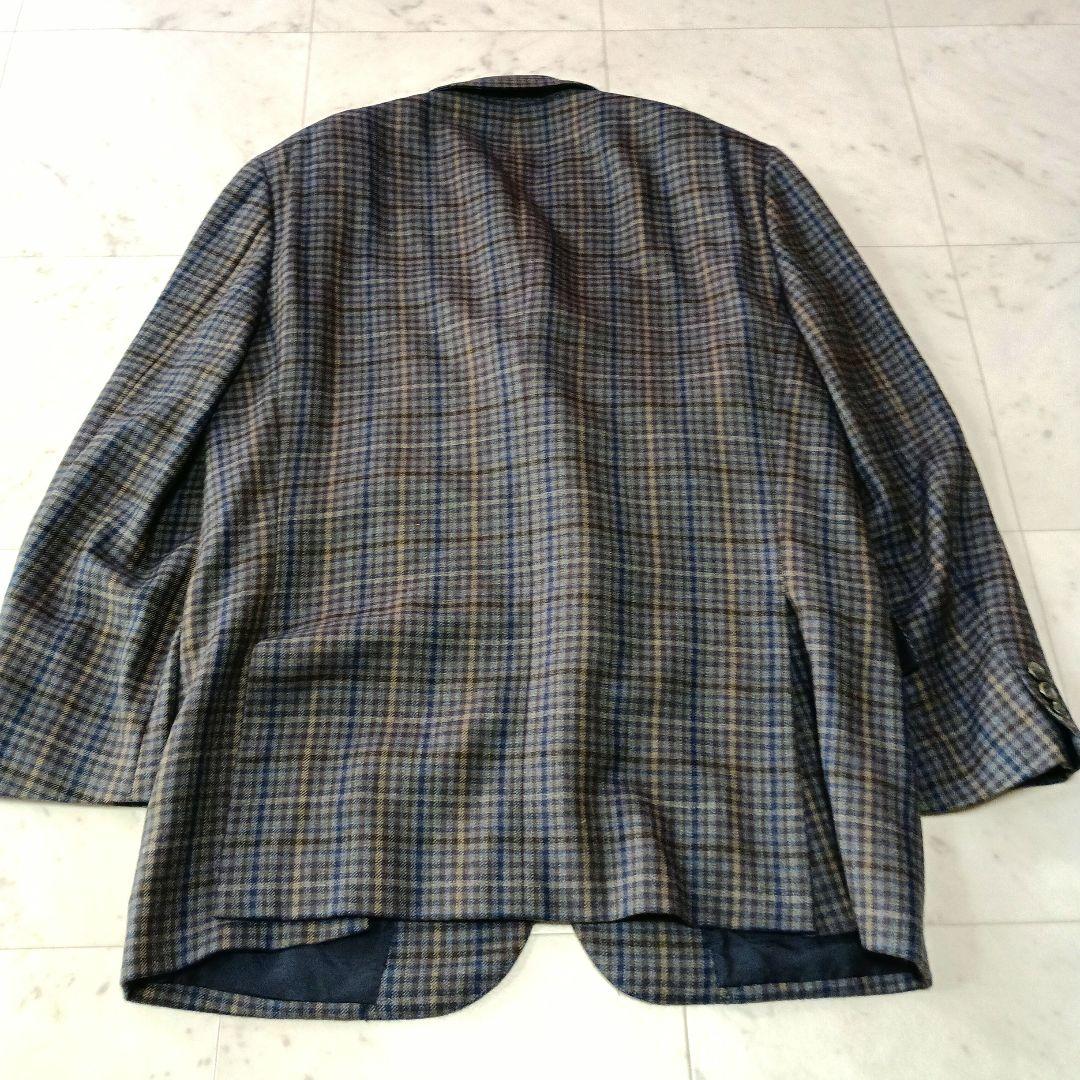 Brioni ブリオーニ チェック柄 カシミヤ テーラードジャケット 44