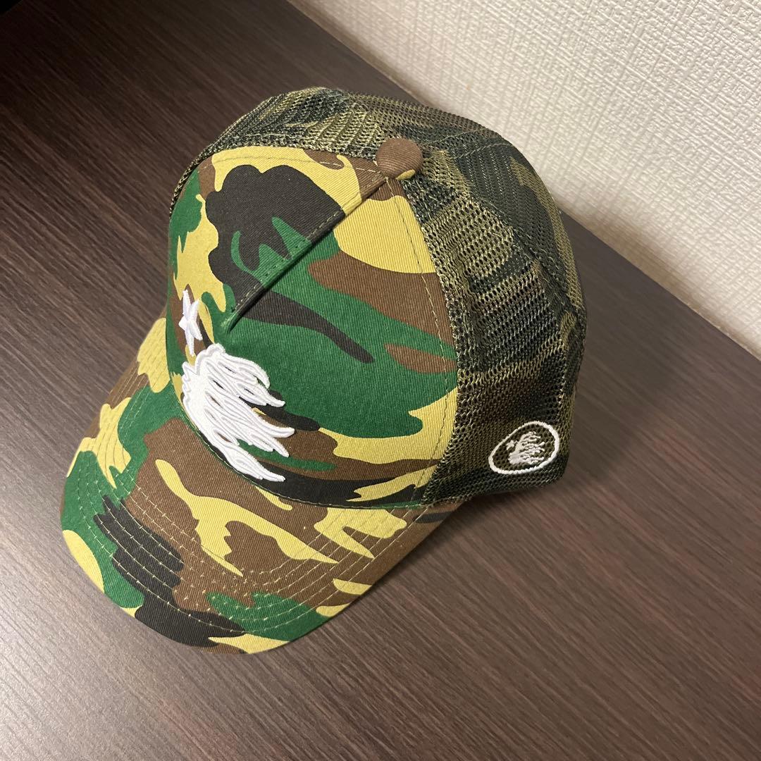 【希少カラー】 HELLSTAR OG カモ柄 SNAPBACK CAP