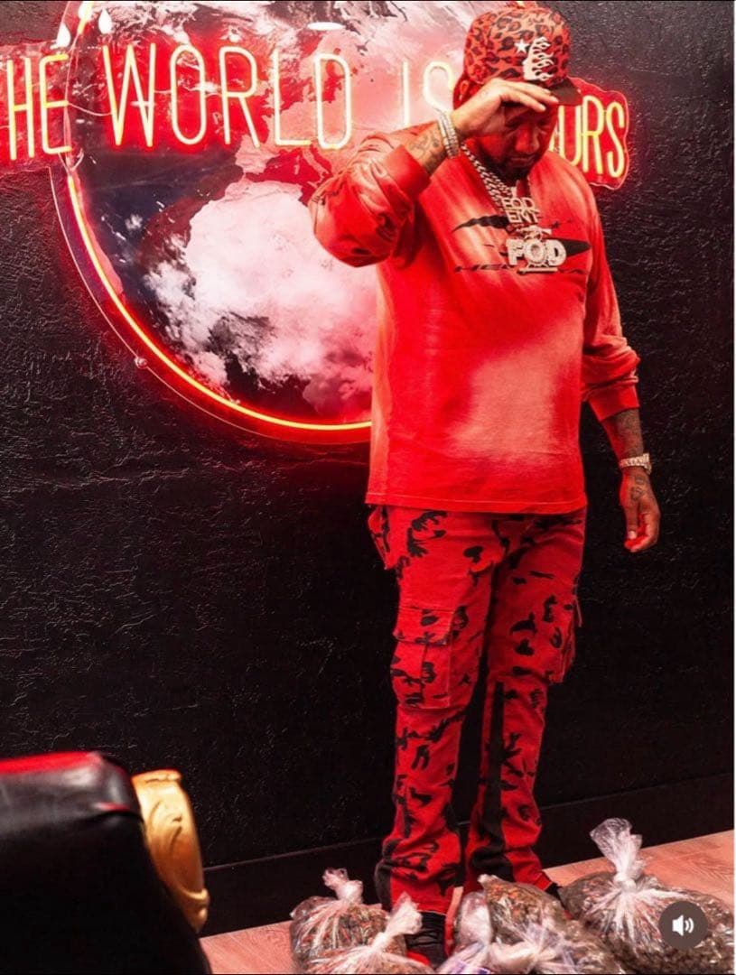 【希少カラー】 HELLSTAR OG カモ柄 SNAPBACK CAP