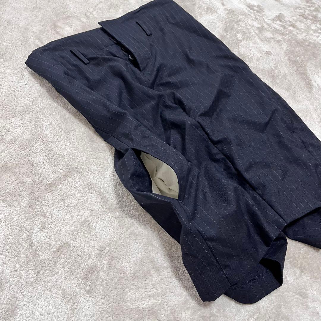 ジュンヤワタナベ コムデギャルソン ウール　ストライプ　変形　ショートパンツ