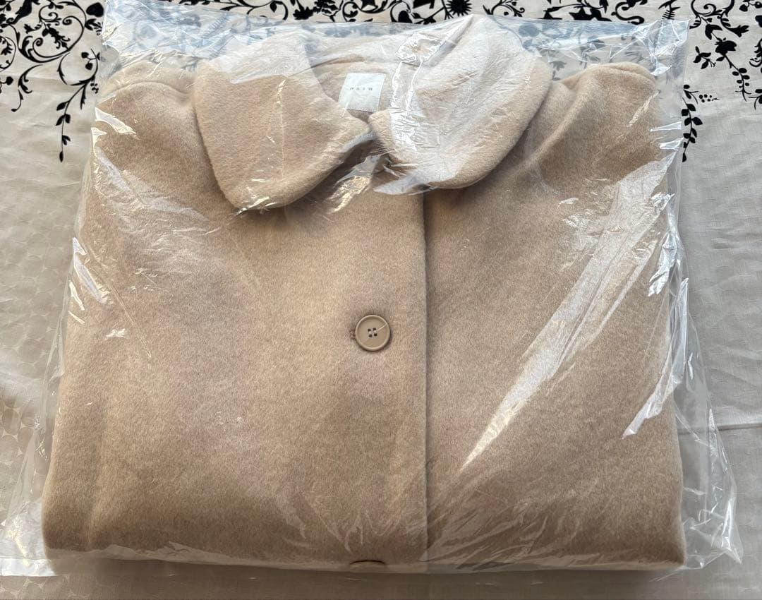 最終価格　TANDEY 休日と詩　マーブルショートコート　ベージュ