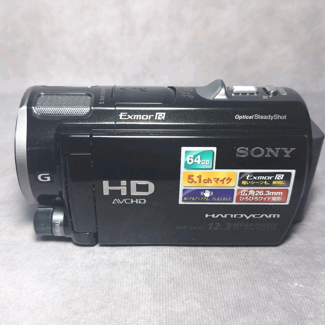 SONY HDR-CX560V ビデオカメラ 本体　付属品・箱あり