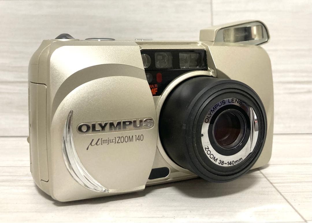 『動作確認済み』OLYMPUS μ 【mju】ZOOM 140 フィルムカメラ
