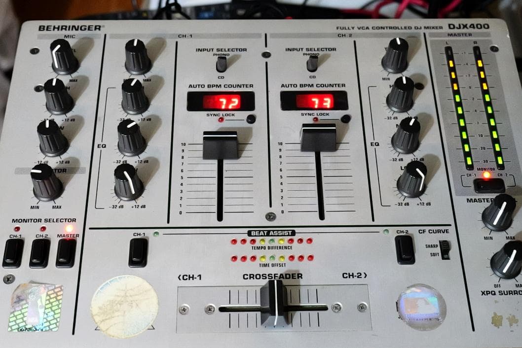 DJミキサー ベリンガー BEHRINGER DJX400