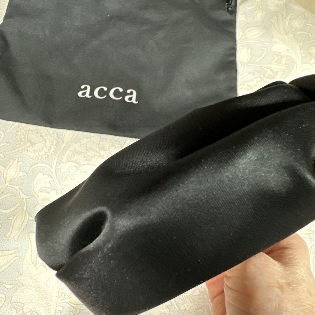 acca ブラックリボンカチューシャ 専用袋付き