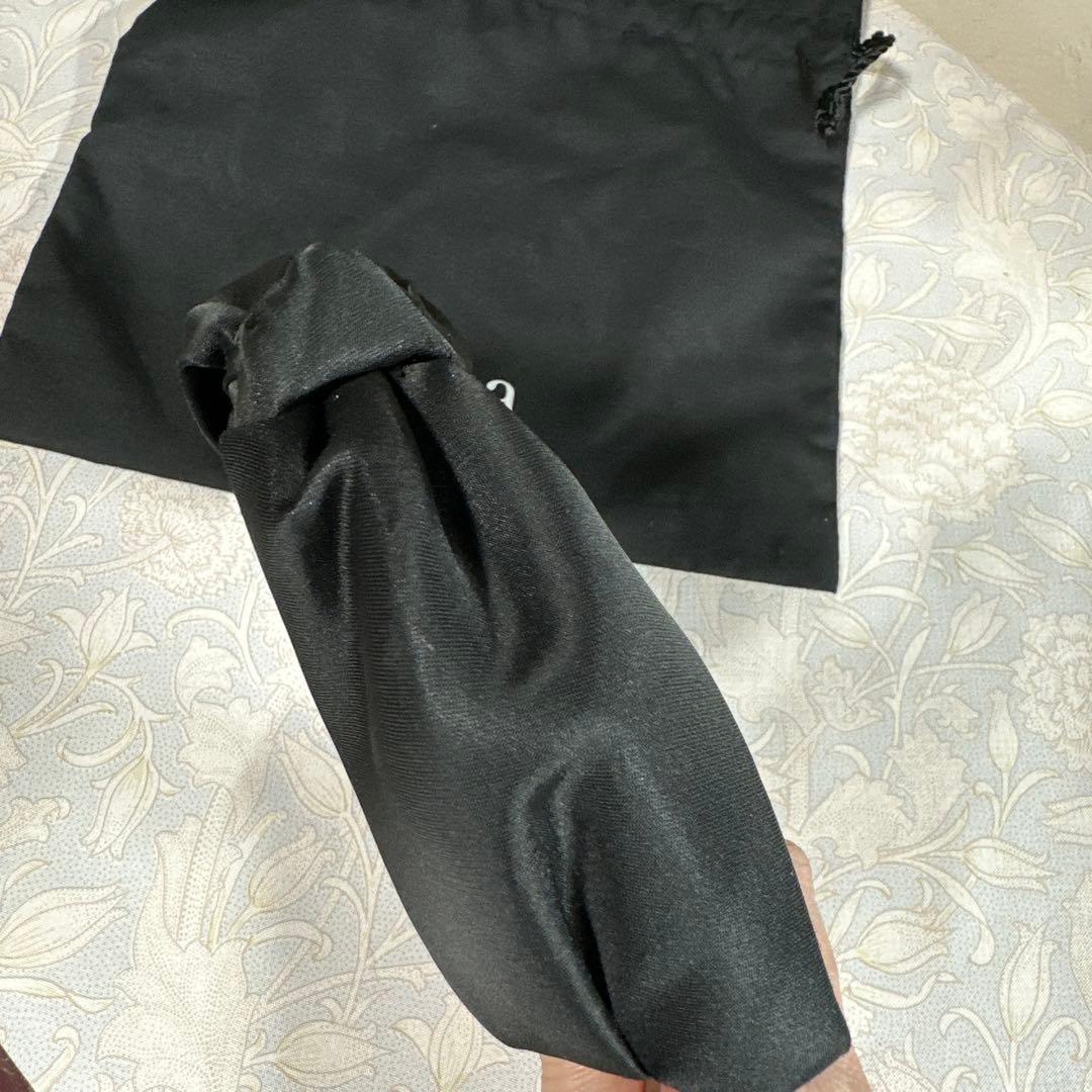 acca ブラックリボンカチューシャ 専用袋付き