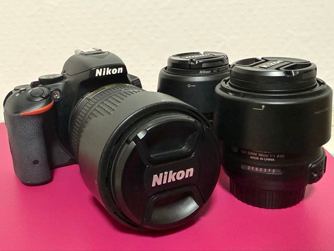 Nikon D5500 18-140mm + レンズ2本