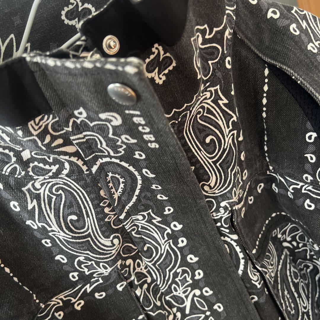 sacai 未使用　サカイ バンダナプリントブルゾン