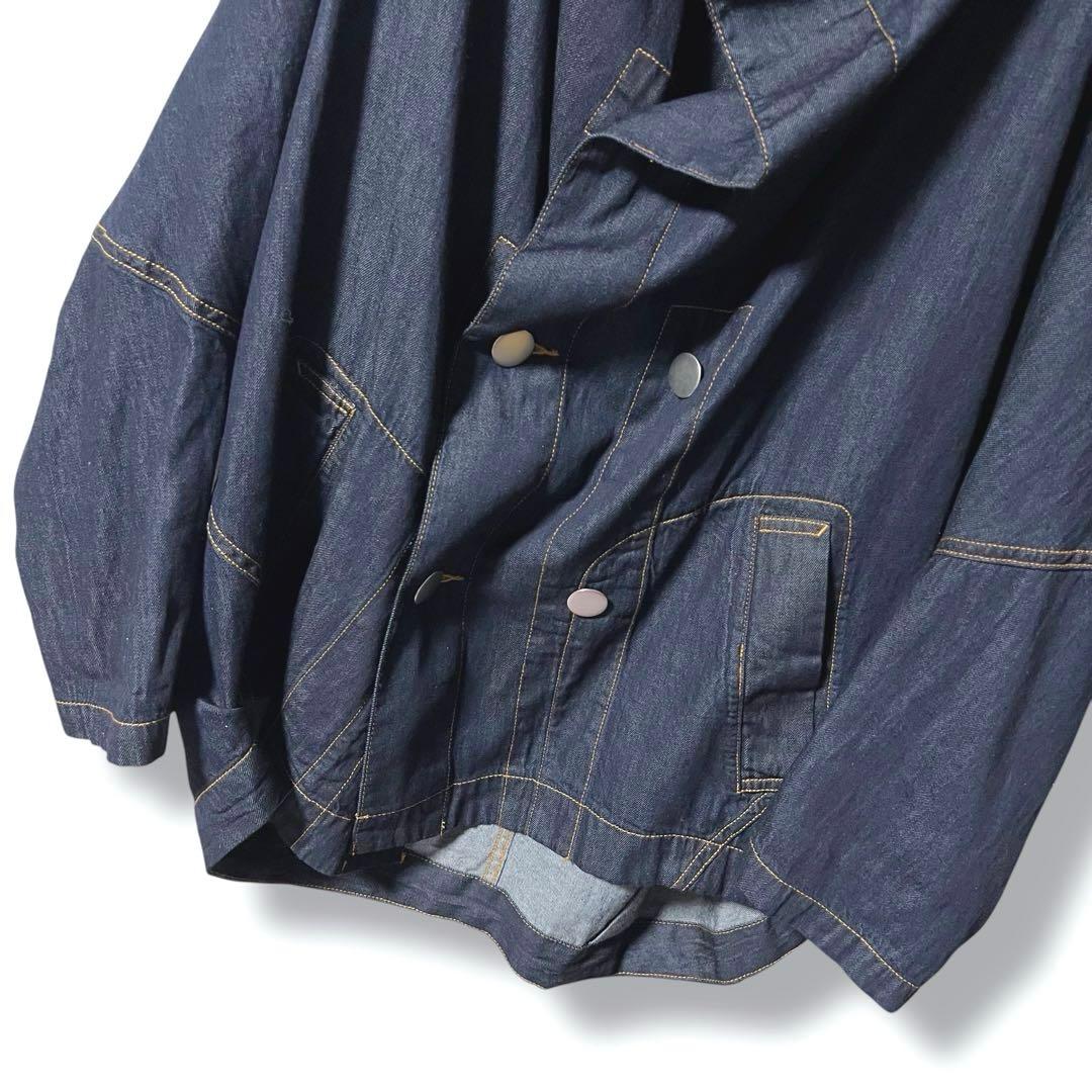 cocoon7♪様❤️極美品❤️ZUCCa ズッカ ライトオンスデニムジャケット変形