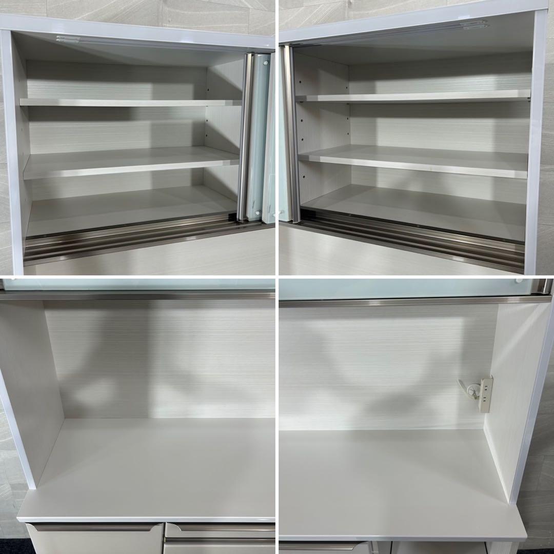 テイアイアイ 食器棚 幅140cm シンプル PRECEDE140 d4273