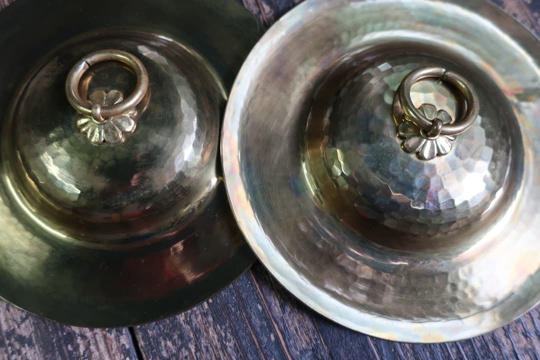 稀少！試し打ちのみ 手打ちチャッパ 工芸品 レザーケース付き