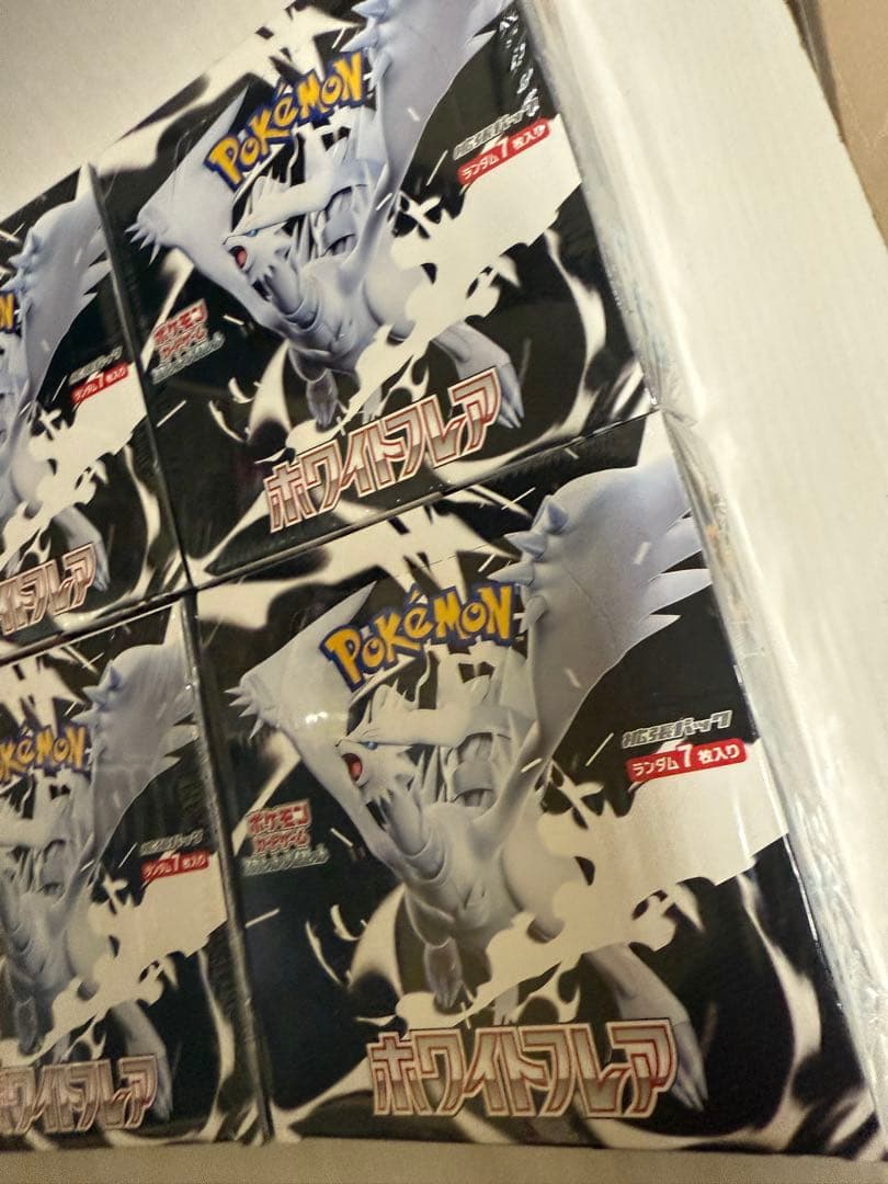 ホワイトフレア　4box シュリンク付き　ポケモンカード　ポケカ