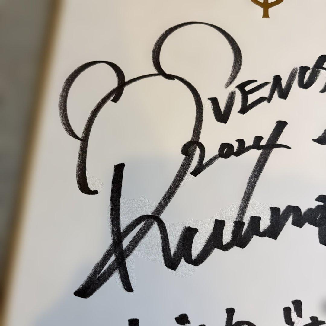 伊藤るうな直筆サイン色紙　巨人チアリーダー　公式認定色紙