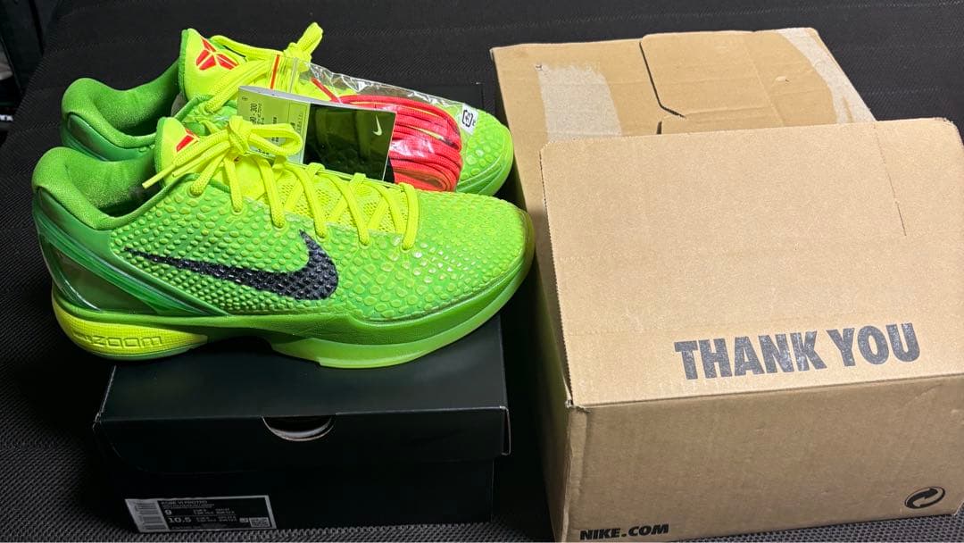 シューズ(男性用) nike Kobe 6 Protro Grinch 27cm