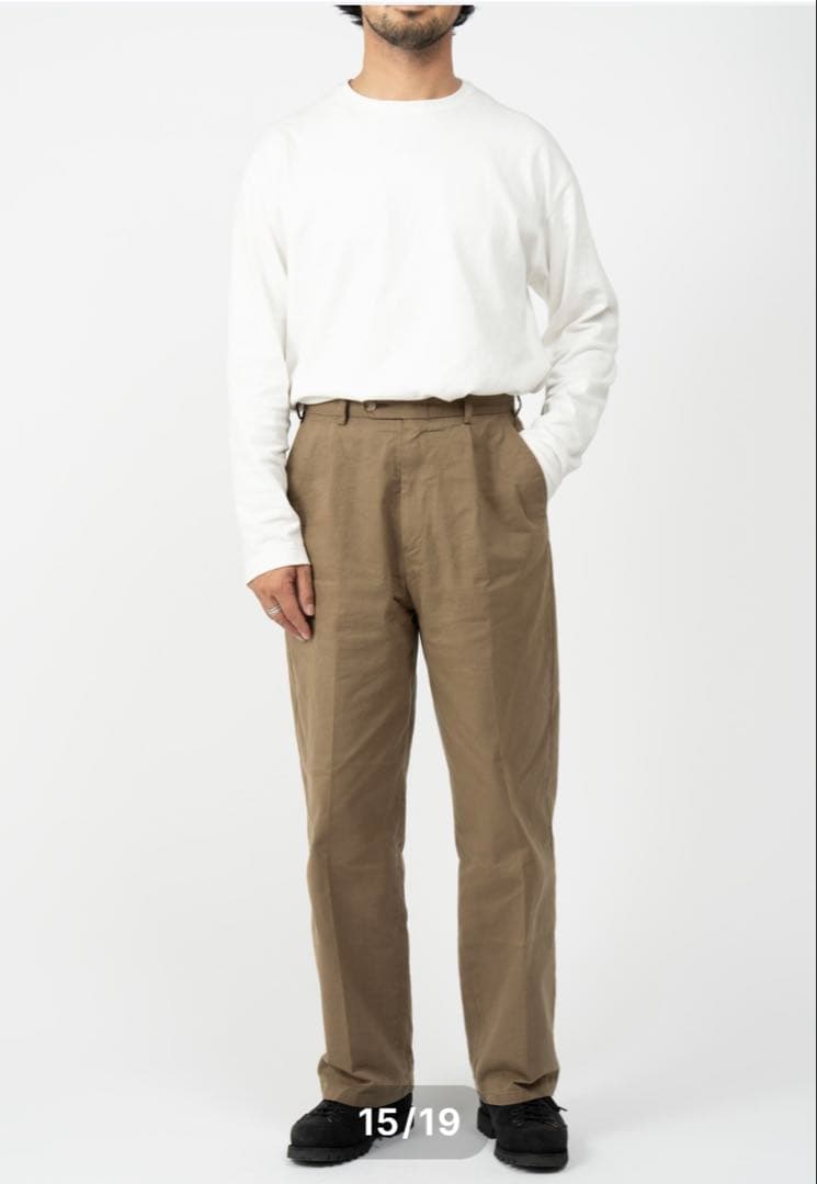 パンツ OVY One Tuck Wide Chino Pants XL