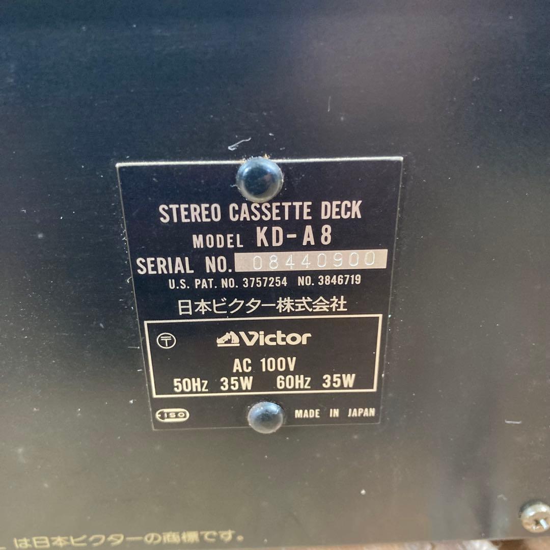 Victor KD-A8 カセットデッキ　動作未確認