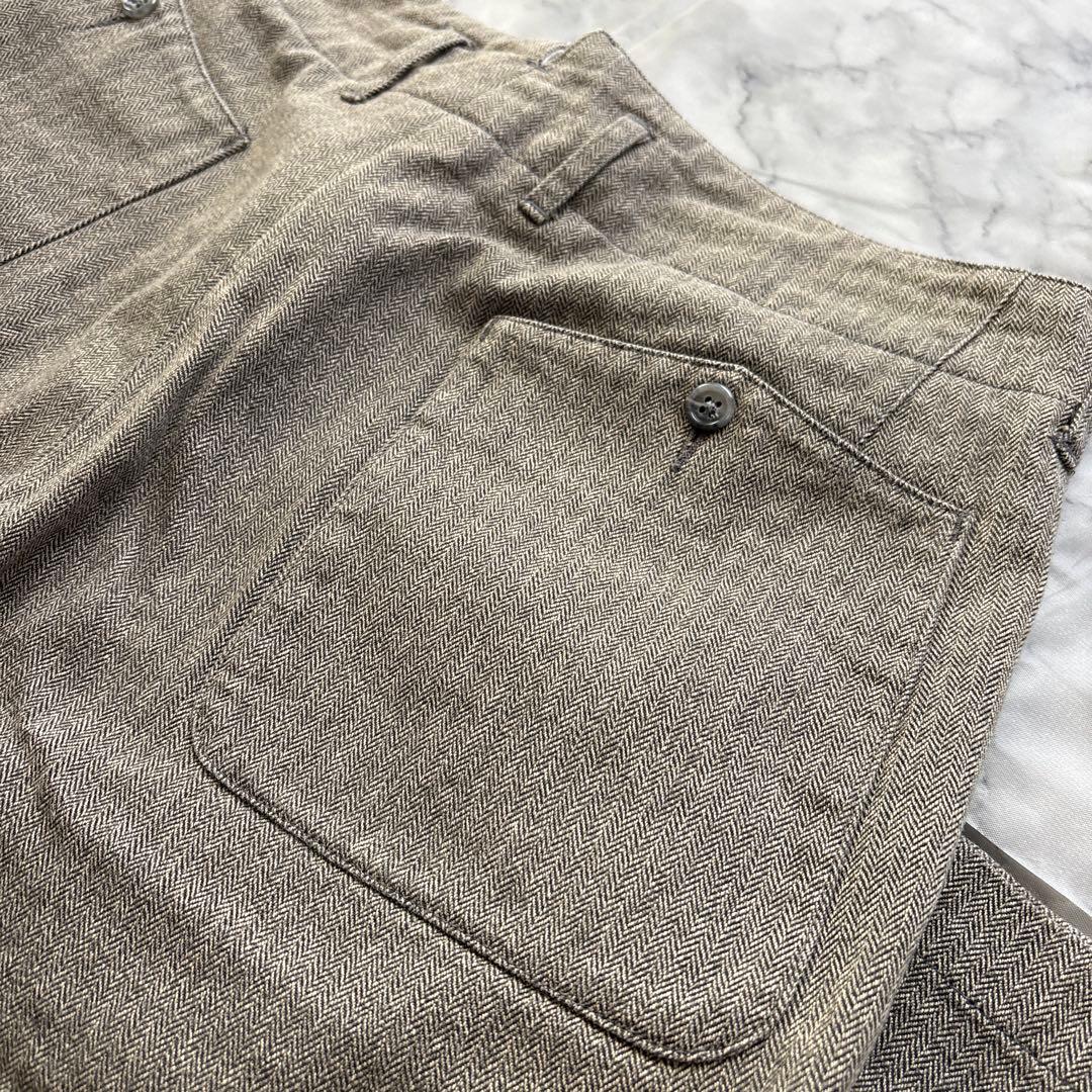エンジニアードガーメンツ ヘリンボーンパンツ USA製 ワーク ミリタリー