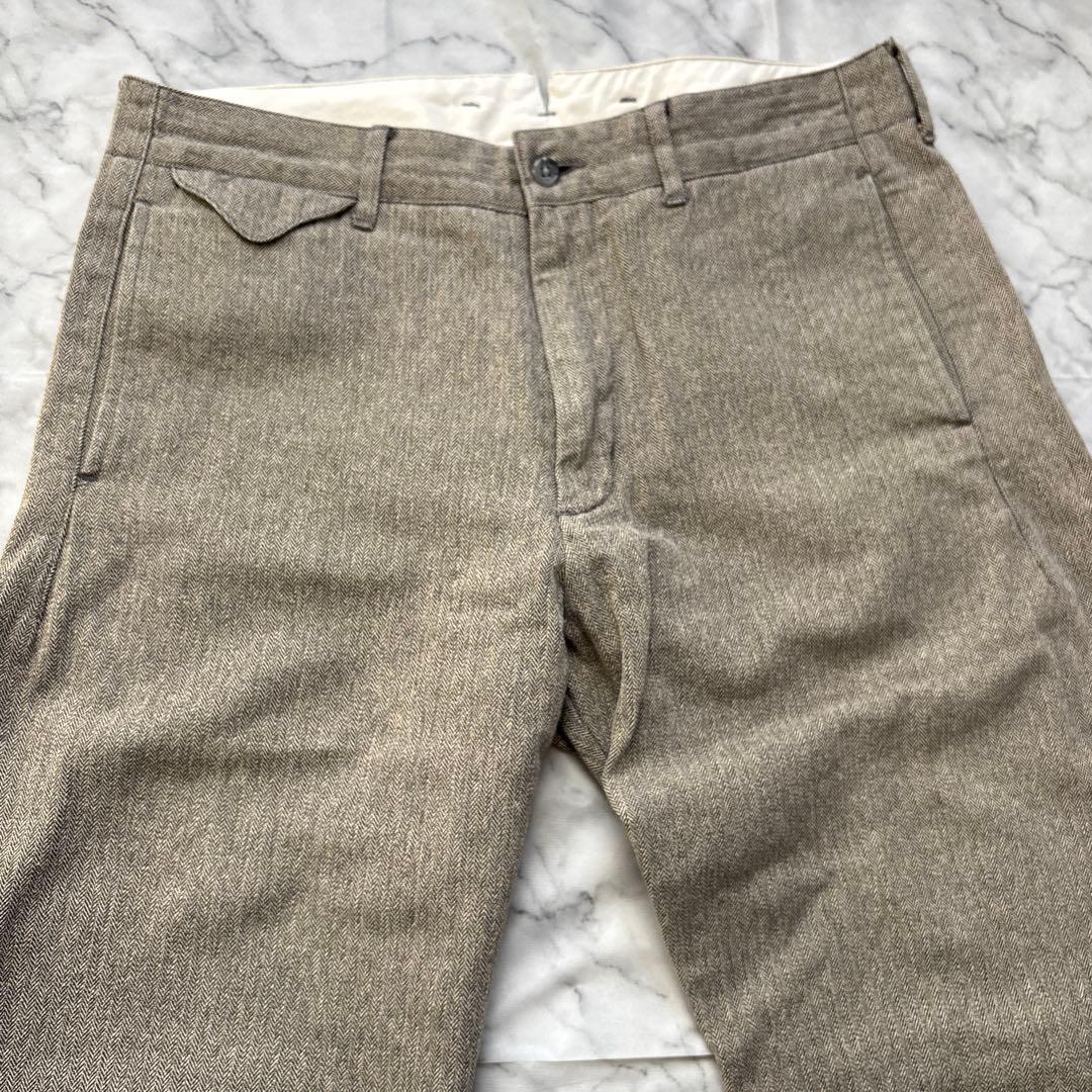 エンジニアードガーメンツ ヘリンボーンパンツ USA製 ワーク ミリタリー