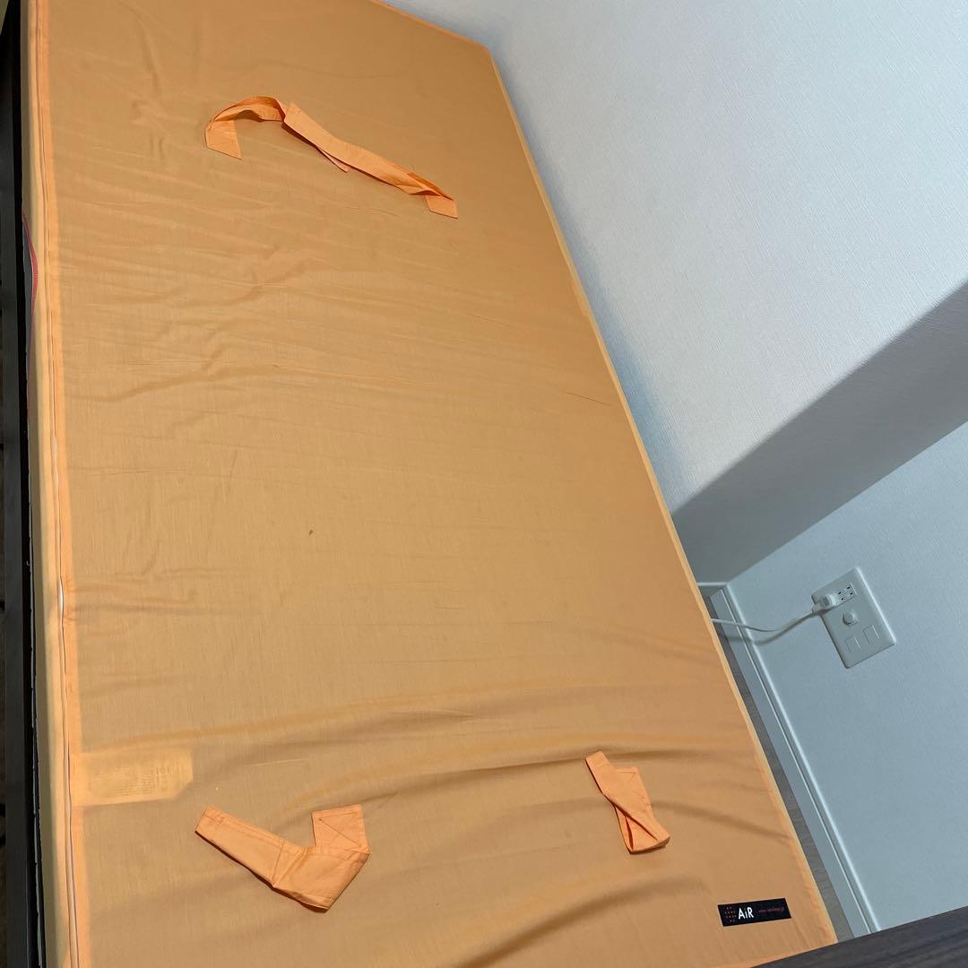 最終値下げ　西川 AIR 01 BASIC シングルマットレス　エアー　オレンジ